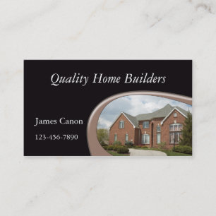 New Home Construction Business Card