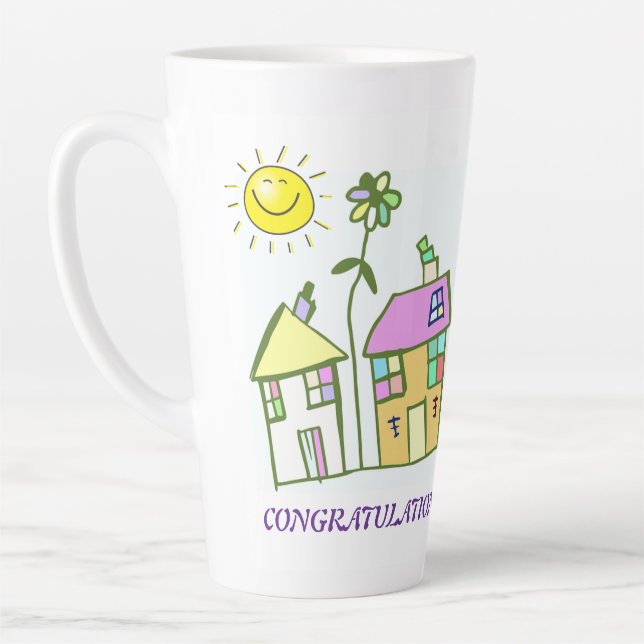 New Home Custom Latte Mug Designed By EditorsPick (Left)