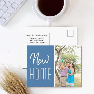 New Home Custom Photo Change of Address Announcement Postcard