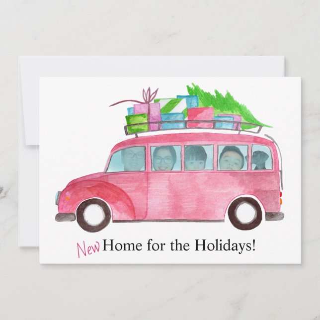 New Home customisable photo card (Front)