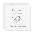 new home drawing modern family congrats 