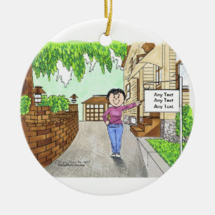 New Home - Female Ceramic Tree Decoration