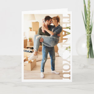 new home first house Photo Thank You Card