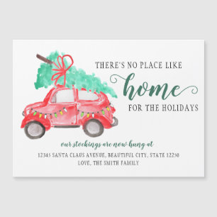 New Home for Christmas Holiday Moving Announcement