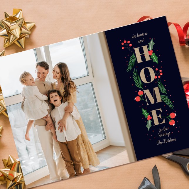 New Home for Holidays Photo Moving Holiday Card (Creator Uploaded)