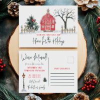 New Home for the Holidays, Barn Moving Annoucement