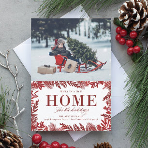 New home for the holidays moving announcement