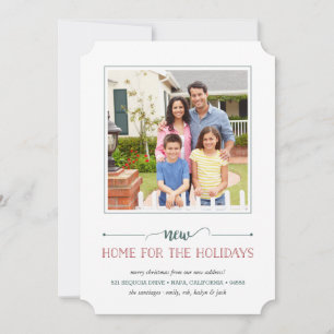 New Home for the Holidays Moving Announcement
