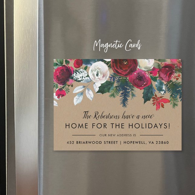 New Home for the Holidays New Address Magnet (Creator Uploaded)