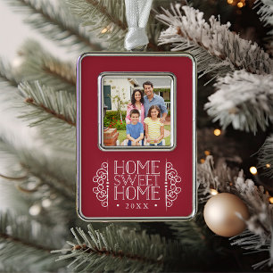 New Home for the Holidays Photo Silver Plated Framed Ornament