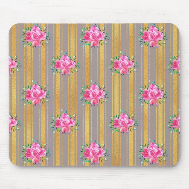New Home Gift Floral Outlet Covers Mouse Pad (Front)
