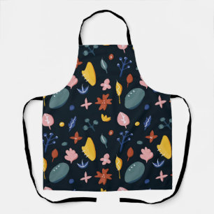 New Home Gift Seamless Abstract Floral Apron