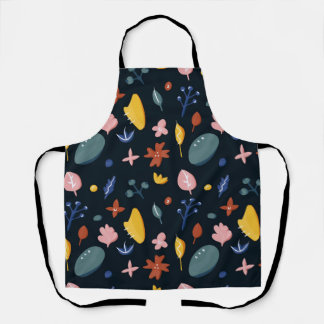New Home Gift | Seamless Abstract Floral Apron