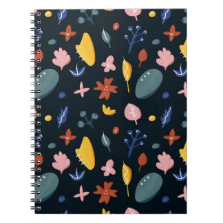 New Home Gift | Seamless Abstract Floral Notebook