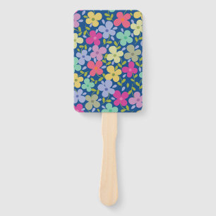 New Home Gift Spring Floral Seamless Hand Fan