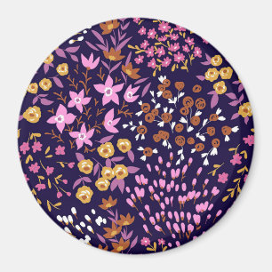 New Home Gift Trendy Seamless Floral Magnet