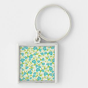 New Home Gift Valentine's Day Seamless Art Key Ring