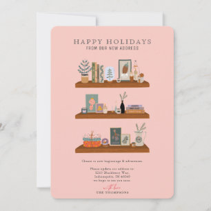 New Home Holidays Shelf Salmon Moving Announcement