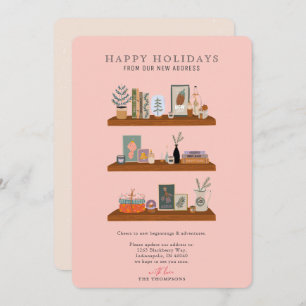 New Home Holidays Shelf Salmon Moving Announcement