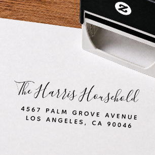 New Home Household Self Inking Rubber Stamp