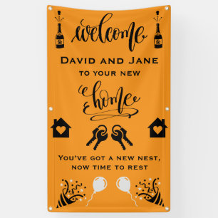New Home Housewarming Welcome Banner