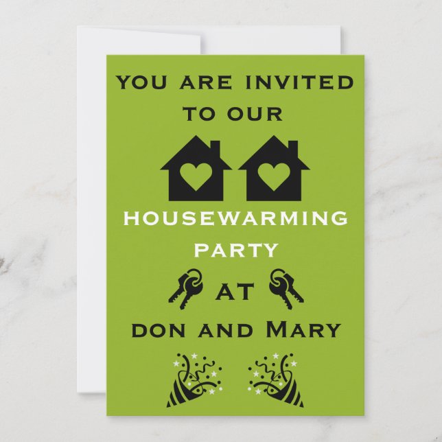 New Home Housewarming Welcome  Holiday Card (Front)