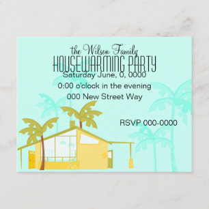 New Home in the Palms Invitation