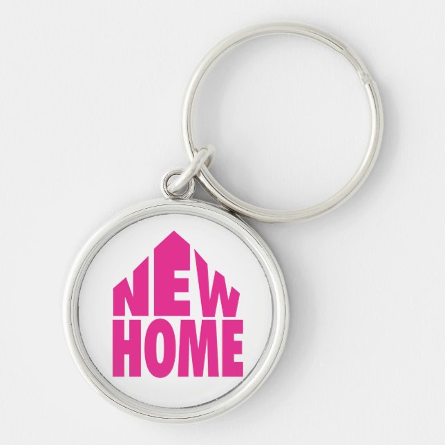 New Home Keyring/Keychain Key Ring (Front)