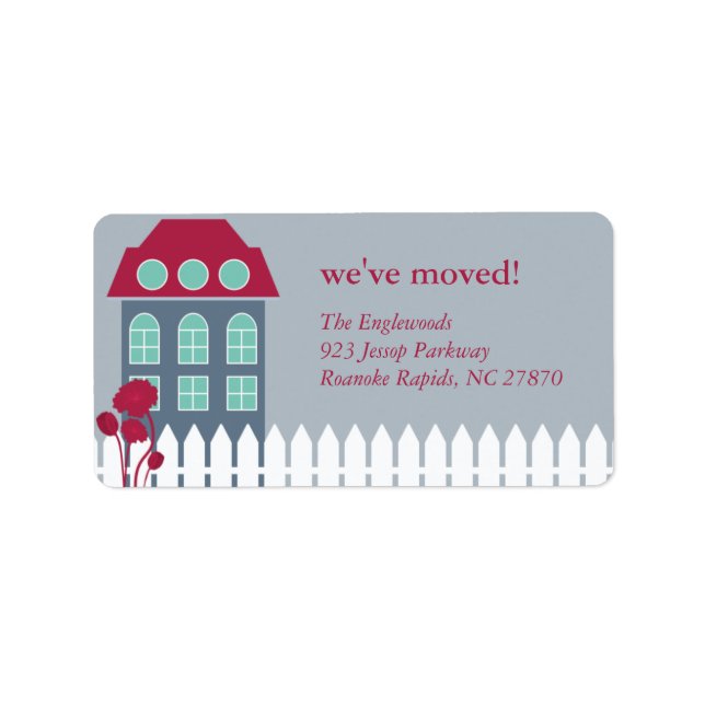 New Home Mailing Label (Front)