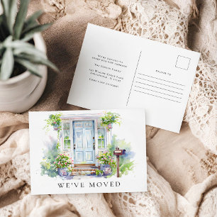 New Home Moving Announcement Change of Address Postcard