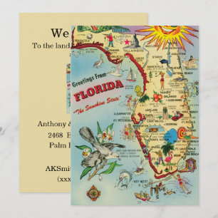 New Home - Moving Florida Announcement Card