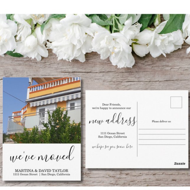 New Home New Address Photo Announcement Postcard (Creator Uploaded)