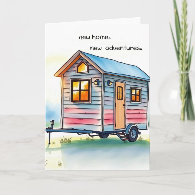 New Home New Adventures | Tiny House on Wheels Announcement (Front)