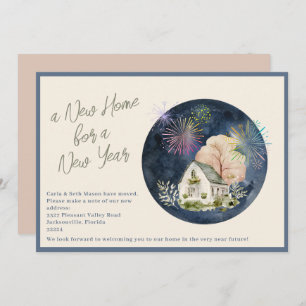 New Home New Year Announcement Card