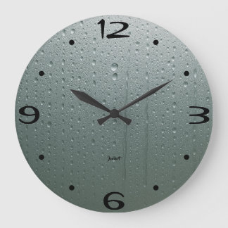 New Home Perfect Bathroom Wall Steamed Timepiece Large Clock