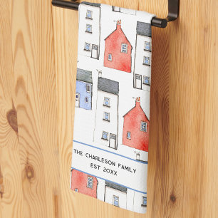 New Home Personalised Tea Towel