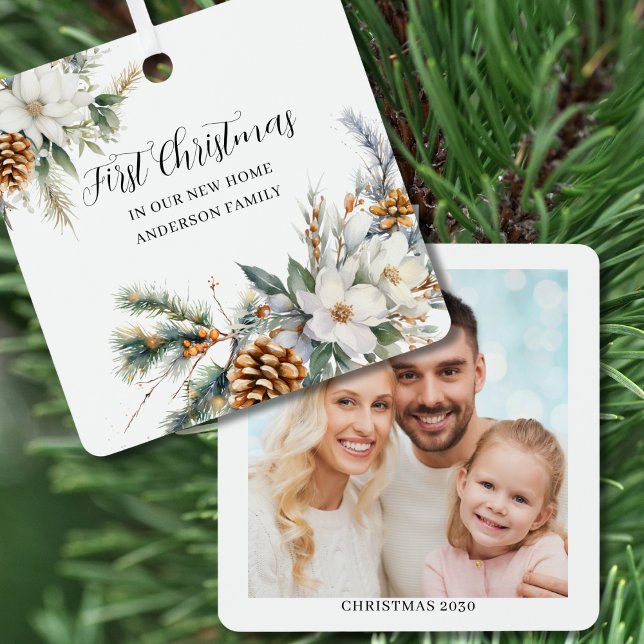 New Home Photo First Christmas Ornament (Creator Uploaded)
