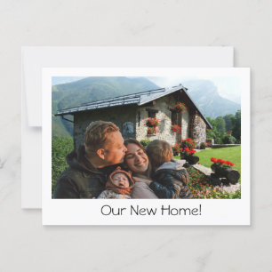 New Home Photo We've Moved Announcement Postcard