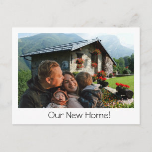 New Home Photo We've Moved Announcement Postcard