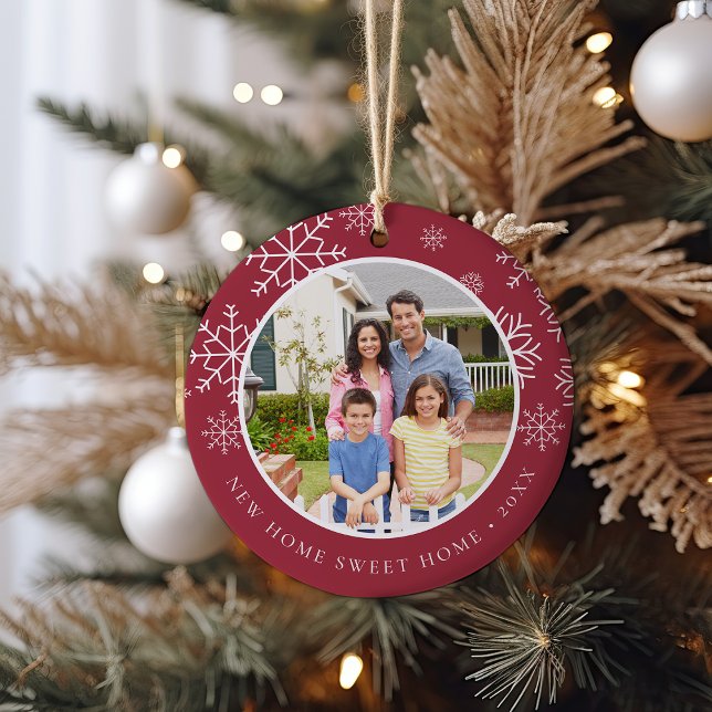 New Home Sweet Home | Photo Ceramic Tree Decoration (Creator Uploaded)