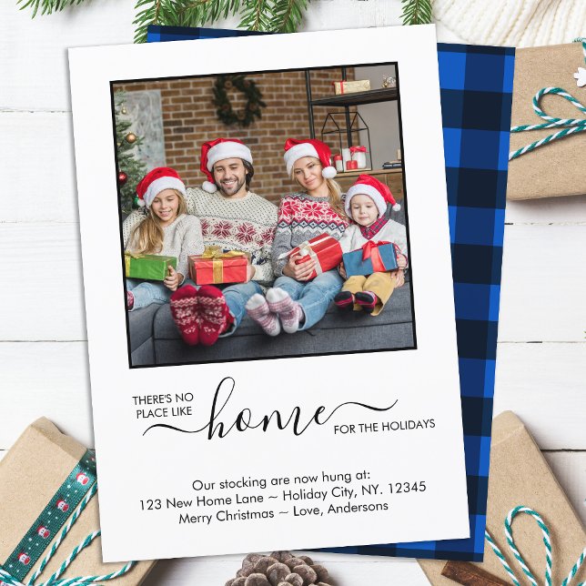 New Home We've Moved Custom Photo Holiday Moving Announcement (Creator Uploaded)