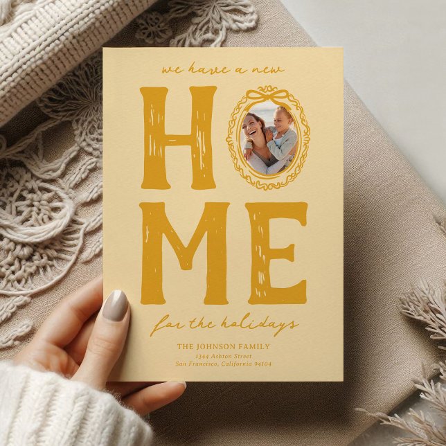 New Home Yellow Doodle Christmas Holiday (Creator Uploaded)