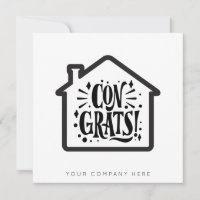 New Homeowner Congrats Real Estate 