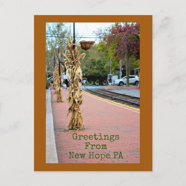 New Hope PA Postcard (Front)