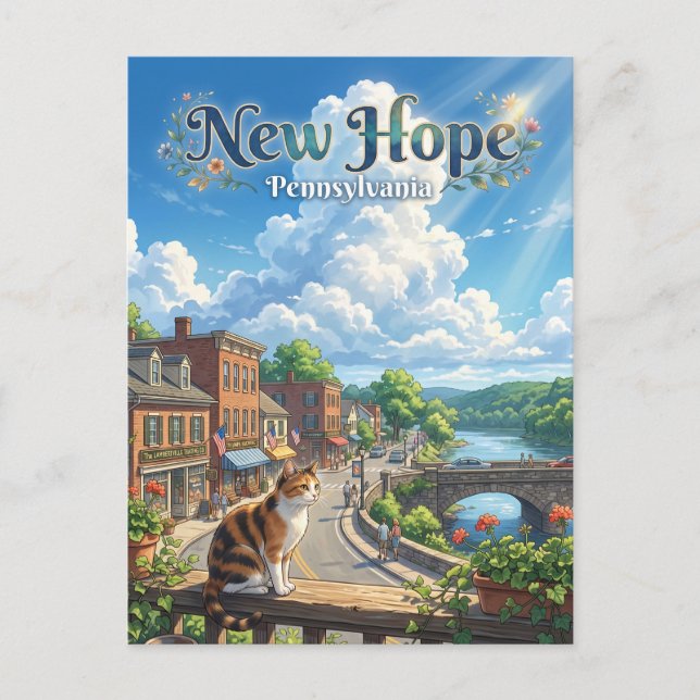 New Hope USA Postcard (Front)