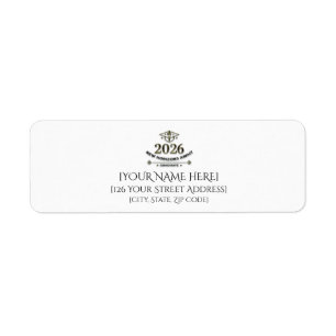 New Horizons Await / Return Address Label 
