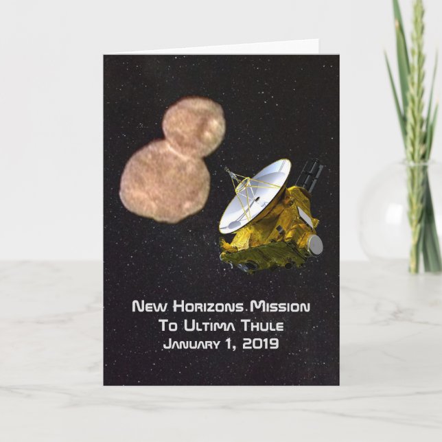 New Horizons Mission To Ultima Thule Card (Front)