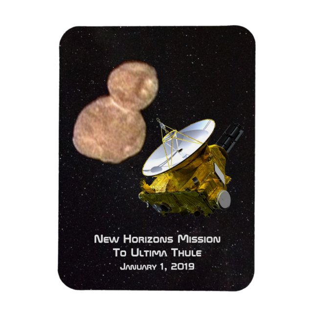 New Horizons Mission To Ultima Thule Magnet (Vertical)