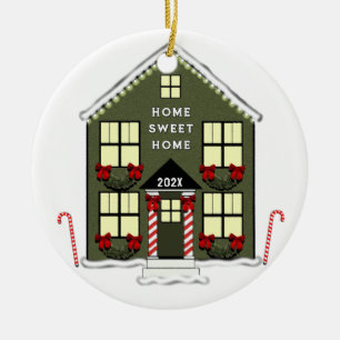 New House Ceramic Tree Decoration