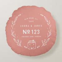 New house hand drawn floral design